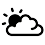Partly cloudy