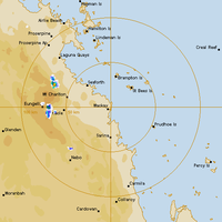 Live Mackay Weather Radar - 128km - Rain Rate