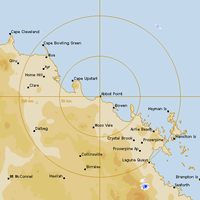 Live Bowen Weather Radar - 128km - Rain Rate