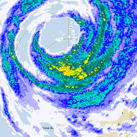 Live Learmonth Weather Radar - 128km - Rain Rate
