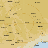 Live Newdegate Weather Radar - 128km - Rain Rate