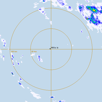 Live Willis Island Weather Radar - 128km - Rain Rate