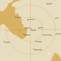 Live Kalgoorlie-Boulder Weather Radar - 128km - Rain Rate