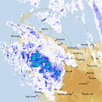 Live West Takone Weather Radar - 128km - Rain Rate