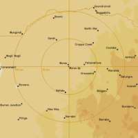 Live Moree Weather Radar - 128km - Rain Rate