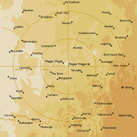 Live Wagga Wagga Weather Radar - 128km - Rain Rate