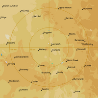 Live Namoi Weather Radar - 128km - Rain Rate