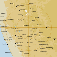 Live Watheroo Weather Radar - 128km - Rain Rate