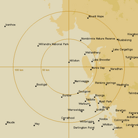 Live Hillston Weather Radar - 128km - Rain Rate