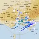 Live Melbourne Weather Radar - 256km - Rain Rate