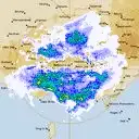 Live Melbourne Weather Radar - 256km - Rain Rate