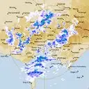 Live Melbourne Weather Radar - 256km - Rain Rate