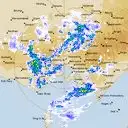 Live Melbourne Weather Radar - 256km - Rain Rate
