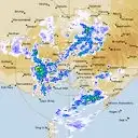 Live Melbourne Weather Radar - 256km - Rain Rate