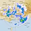 Live Melbourne Weather Radar - 256km - Rain Rate
