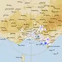 Live Melbourne Weather Radar - 256km - Rain Rate