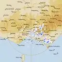 Live Melbourne Weather Radar - 256km - Rain Rate
