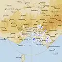 Live Melbourne Weather Radar - 256km - Rain Rate