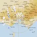 Live Melbourne Weather Radar - 256km - Rain Rate