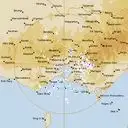 Live Melbourne Weather Radar - 256km - Rain Rate