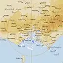Live Melbourne Weather Radar - 256km - Rain Rate