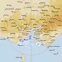 Live Melbourne Weather Radar - 256km - Rain Rate