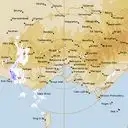 Live Melbourne Weather Radar - 256km - Rain Rate