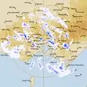 Live Melbourne Weather Radar - 256km - Rain Rate