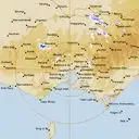 Live Melbourne Weather Radar - 256km - Rain Rate