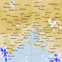Live Melbourne Weather Radar - 128km - Rain Rate