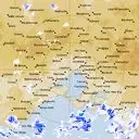 Live Melbourne Weather Radar - 128km - Rain Rate