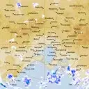 Live Melbourne Weather Radar - 128km - Rain Rate