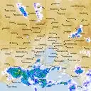 Live Melbourne Weather Radar - 128km - Rain Rate