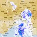 Live Melbourne Weather Radar - 128km - Rain Rate