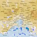 Live Melbourne Weather Radar - 128km - Rain Rate