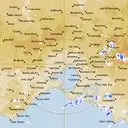 Live Melbourne Weather Radar - 128km - Rain Rate