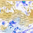 Live Melbourne Weather Radar - 128km - Rain Rate