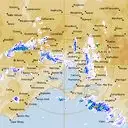 Live Melbourne Weather Radar - 128km - Rain Rate