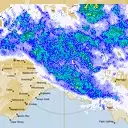 Live Melbourne Weather Radar - 128km - Rain Rate