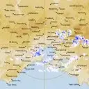 Live Melbourne Weather Radar - 128km - Rain Rate
