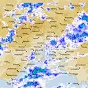 Live Melbourne Weather Radar - 128km - Rain Rate