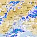 Live Melbourne Weather Radar - 128km - Rain Rate