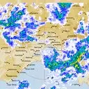 Live Melbourne Weather Radar - 128km - Rain Rate
