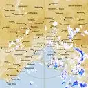 Live Melbourne Weather Radar - 128km - Rain Rate