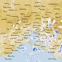 Live Melbourne Weather Radar - 128km - Rain Rate