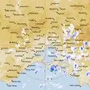Live Melbourne Weather Radar - 128km - Rain Rate