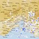 Live Melbourne Weather Radar - 128km - Rain Rate