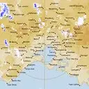 Live Melbourne Weather Radar - 128km - Rain Rate