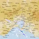 Live Melbourne Weather Radar - 128km - Rain Rate
