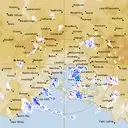 Live Melbourne Weather Radar - 128km - Rain Rate